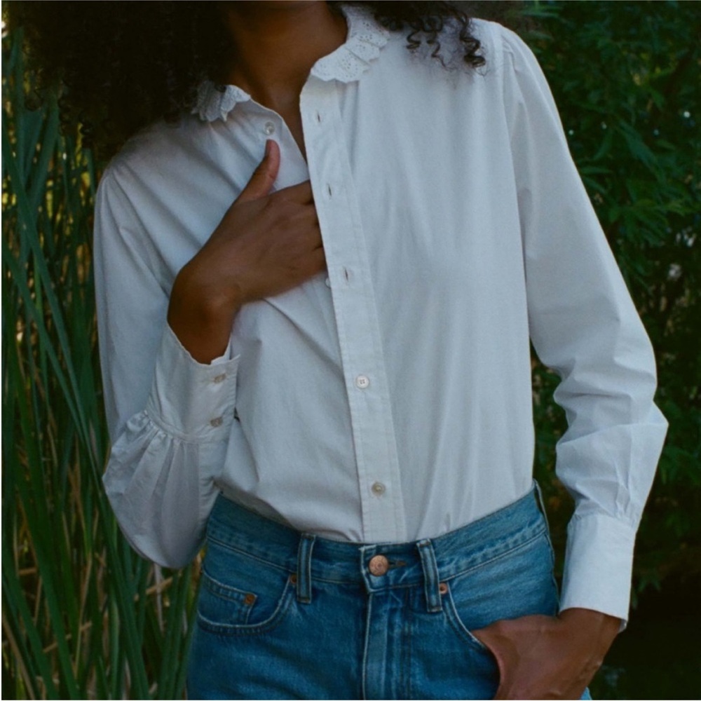 NWT Doen Layton Top in White